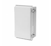 XLWLLNJ Boîtier Étanche Boîte de Jonction Coffret Électrique Boîte de Raccordement Coffret de Commande avec Couvercle Transparent et Verrou à Clip Usage, Gris, 260x110x75mm