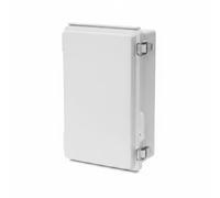 XLWLLNJ Boîtier Étanche Boîte de Jonction Coffret Électrique Boîte de Raccordement Coffret de Commande avec Couvercle Transparent et Verrou à Clip Usage, Gris, 260x160x100mm