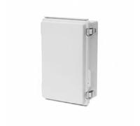 XLWLLNJ Boîtier Étanche Boîte de Jonction Coffret Électrique Boîte de Raccordement Coffret de Commande avec Couvercle Transparent et Verrou à Clip Usage, Gris, 260x160x130mm