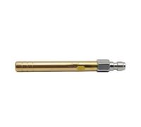 XLWLLNJ Buse Haute Pression Pointe Buse Nettoyeur Embout Jet Embout Lance Acier Inoxydable Résistant Fixation Rapide 1/4 Pouce, Buse Unique, Laiton, 0.4