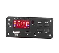 XLWLLNJ Carte Décodeur MP3 Bluetooth Module Lecteur Audio USB Prise AUX Afficheur Numérique Enregistrement Mémorisation Convient à l'Installation Automobile