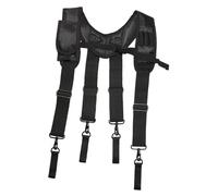 XLWLLNJ Ceinture Porte-outils avec Sangles et Boucles de Fixation, Cintre Confortable, Ceinture de Travail pour Charpentiers, Noir