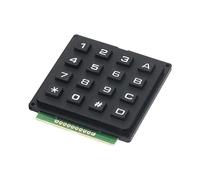 XLWLLNJ Clavier Matriciel Clavier Membrane Module Clavier Matrice PP Solide Facile à Utiliser pour Projets Électroniques Contrôle D'Appareils MCU Applications, 16 clés 4x4