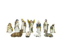 XLWLLNJ Collection de Centres de Table de Crèche Miniatures pour La Maison Scène de La Nativité