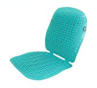 XLWLLNJ Coussin de Siège Auto PVC Coussin Dossier Tapis Ventilé Tapis Massage Surface Relief Soutient Le Dos et Réduit la Transpiration Léger Monobloc Facile, Array, Vert