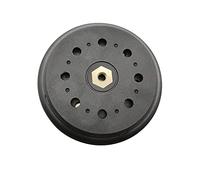 XLWLLNJ Disque de Ponçage 148 Mm, Outil Abrasif de Rechange Stable pour Ponceuse Orbitale, Outil de Polisseuse avec Trou de Montage, Plateau de Ponçage pour L, noir