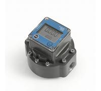 XLWLLNJ Electronic Gas Meter Compteur de Électronique Numérique Mesure Fiable Du Débit Module d'Affichage Carré Structure Métallique Calibration Simple, 4 Points 19 Mm