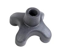 XLWLLNJ Embout de Canne Embout de Marche Accessoire Stabilisateur Socle Solide Antidérapant Caoutchouc Absorbant les Vibrations Soutien Adapté Mobilité, Style b