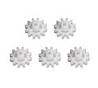 XLWLLNJ Engrenage Enfant Bricolage Pignon Engrenage Droit Roue Dentée Module PVDF Conception Précise Alésage 2mm pour Montage Mécanique Adapté à Robotique, 12T, Classique