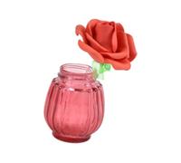 XLWLLNJ Ensemble de Bouteilles de Parfum avec Tasse de Test de Parfum et Bâton Floral, Rouge
