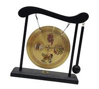 XLWLLNJ Ensemble de Gongs En Laiton Asiatiques avec Support - Carillon éolien Traditionnel Décoratif, Styled
