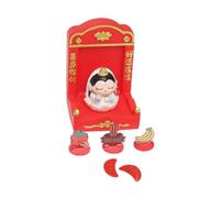 XLWLLNJ Figurine de Divinité Chinoise avec Sanctuaire pour La Décoration de Table Lors du Festival du Printemps, Guanyin
