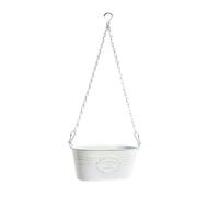 XLWLLNJ Jardinière Suspendue en Fer, Panier Décoratif Suspendu, Support pour Plantes Suspendues, Design Rétro, Robuste, Convient pour Le Jardin D'intérieu, Ovale