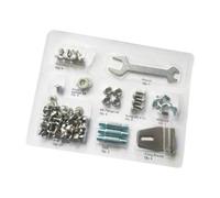 XLWLLNJ Kit de Matériel de Chauffage Extérieur Ensemble Boulons Vis Écrous Entretoises Fer Solide Facile à Utiliser pour Accessoires Chauffage Patio Adapté Po, pour radiateurs pyramidaux