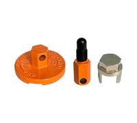XLWLLNJ Kit D'extracteur d'embrayage avec Butée de Piston en Pièce de Rechange, Extrémité Arrondie pour Protéger Le Piston Pendant Les Réparations, Orange