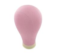 XLWLLNJ Mannequin Tête Support Présentoir Perruque Porte-chapeaux Rangement Casquettes Modèle Salon pour Formation Coiffure Matière Toile et Pvc Stable sur Ta, rose