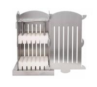 XLWLLNJ Meat Skewer Maker Outil Brochette Presse Kebab Machine Détachable Structure Robuste Adaptée à la Préparation de et Légumes Lors de Fêtes Cuisine Maison Camping Buffet, 49 Brochettes 1,5CM