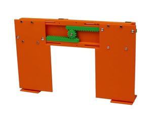 XLWLLNJ Mécanisme de Porte Éducatif Maquette Interactive de Porte Coulissante Kit STEM Jouet d'Ingénierie Motorisé Mécanisme Crémaillère Pignon et Rails