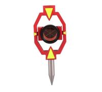 XLWLLNJ Mini Prisme avec Tige pour Station Totale Instrument Prisme Mini Tête Pôle Extensible Outil Topographique Métal Constant Adapté à Mesure Chan, 0mm avec Tige
