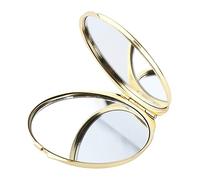 XLWLLNJ Miroir de Maquillage Rond Multifonction Pliant Miroir de Poche Pratique pour Retouche Rapide Design Portable Adapté Aux Déplacements Bureau Salle,