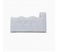 XLWLLNJ Moule à Clôture pour Bordure Décorative Matrice Plastique Épaisse Outil Manuel pour Délimiter Parterres de Fleurs Adapté aux Parcs Urbains Sentiers Espaces Résidentiels, Forme Drapeau