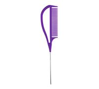 XLWLLNJ Peigne de Queue de Broche de Coiffeur de Coiffeur pour Le Tissage de Coiffure de Style, Violet