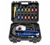 XLWLLNJ Pince à Sertir Hydraulique Manuelle pour Climatisation Automobile Outil de Sertissage Kit de Tuyauterie Tête de Sertissage en Métal Poignées à Levier, 7842P