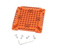 XLWLLNJ Plaque de Montage Plaque Support Adaptateur Plateau Rigide à Grille et Angles Fendus Compatible Motifs 75 Mm 100 Mm pour Fixation d'Écrans Tournage Studio Montage