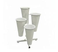 XLWLLNJ Présentoir à Fleurs Support Étagère Porte-seaux avec Structure en Fer Forgé Seaux Amovibles et Niveaux Multiples pour Professionnelle Suitable pour, Blanc