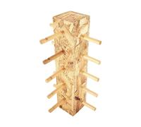 XLWLLNJ Présentoir à Lunettes de Rangement Porte-Montures de Soleil Support de Vitrine Organisateur Multi-Niveaux en Bois Adapté pour Vente au Détail et, 5 Niveaux
