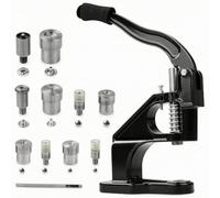 XLWLLNJ Presse Manuelle pour Attaches Machine à Œillets Outil à Rivets Perforatrice Cadre en Métal Robuste et Base Stable Levier Ergonomique Adaptée au Cuir Textile Vêtements Ceintures Sacs Chaussures