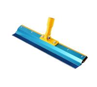 XLWLLNJ Raclette à époxy, Outil de Nivellement de Sol En Ciment, Râteau, écarteur Cranté, En Acier Au Carbone, Tête Ergonomique Détachable, Adapté à La Constr, Dent Plate