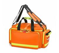 XLWLLNJ Sac de Secours Imperméable Trousse de Premiers Soins Sac Médical Organisateur Compartiments Internes et Attaches Élastiques pour Équipement Essentiel, Array, Orange