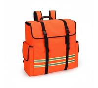 XLWLLNJ Sac Dincendie Étanche Sac à Tuyau Sac à Dos Résistant Capacité Importante Organisation Optimisée Tissu Oxford pour Transport de Matériel Adapté aux Travaux de Sauvetage, Array, Orange
