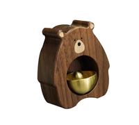 XLWLLNJ Sonnette Décorative En Bois Au Son Clair. Idéale pour Ouvrir Les Portes, Les Réfrigérateurs, Les Restaurants Ou Les Magasins, Bois de Noyer