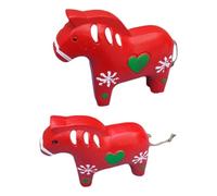 XLWLLNJ Statuette de Cheval En Résine, 2 Pièces, pour Centre de Table Ou étagère