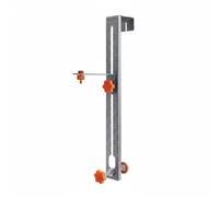XLWLLNJ Support de Niveau Support Mural Équerre de Mise à Niveau Support de Rail Réglage en Hauteur Jusqu’à 32cm en Acier Carbone Montage Facile Adapté à