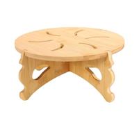 XLWLLNJ Support Plante Bambou Présentoir Pot Fleurs Table Plantes Tablette Bambou Polyvalente Convient Chambre Bureau Jardin Salon Hôtel, Diamètre 12CM