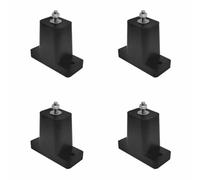XLWLLNJ Tampon Anti-vibration Climatiseur Isolant Patin Caoutchouc Kit Métal Contrôle des Secousses Diminue le Bourdonnement Installation Stable Lourde, Unité Externe 9CM