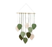 XLWLLNJ Tenture Murale en Macramé Artisanale, Décoration Bohème pour La Maison, Vert