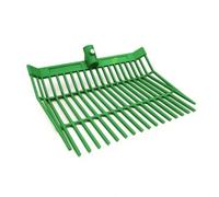 XLWLLNJ Tête Frche à Foin En Plastique Polyvalent Tête Râteau à 18 Frche sans Manche pr Écurie, Vert