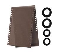 XLWLLNJ Tissu pour Fauteuil Relax de Rechange pour Chaise Toile Mesh Imperméable Résistante à La Décoloration Kit avec Lacets Courts et Longs Mon, Brun