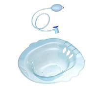 XLWLLNJ Toilettes, Siège de Baignoire, Lavabo, pour Personnes âgées, Large Assise, Système Anti-débordement, Toilettes Robustes, Baignoire avec Siège In, Bleu