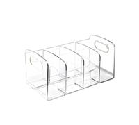 XLWLLNJ Trieur de Dossiers En Acrylique, Séparateur D'enveloppes, Classeur, Mallette de Transport, Petite Mallette, Clair