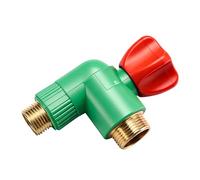 XLWLLNJ Vanne, Coude de Rue, Interrupteur D'arrêt, Vanne D'arrêt D'évier de Cuisine, Interrupteur Triangulaire Eau Chaude/eau Froide pour, Style B