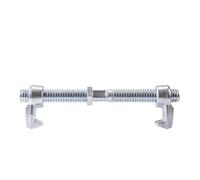 XLWLLNJ Verrou de Conteneur Serrure Verrouillage Attache Corps Fileté Long avec Section Hexagonale Centrale en Acier 45 Zingué Conception Ajustable et Prise, 380mm