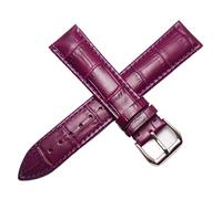 XLXKGPGKMK Bracelet classique en cuir ciré à l'huile for hommes et femmes, dégagement rapide, 12mm, 13mm, 14mm, 15mm, 16mm, 17mm, 18mm, 19mm, 20mm, 21mm, 22mm(Purple,16mm)