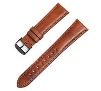 XLXKGPGKMK Bracelet de montre en cuir, un bracelet Super doux adapté aux hommes et femmes, Compatible avec les montres traditionnelles 20mm 22mm(Dark Brown,20mm)