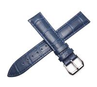 XLXKGPGKMK Bracelet en cuir classique, cire à l'huile, remplacement dégagement rapide for hommes et femmes(Blue,22mm)