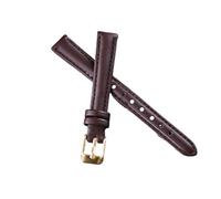 XLXKGPGKMK Bracelet en cuir for un démontage et remplacement rapides, vintage for hommes femmes, épais doux(Deep Brown (Rose Gold),10mm)